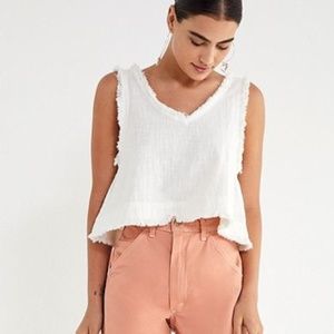 Urban Outfitters Frayed Top